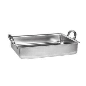 Matfer Excellence Stainless Steel Roasting Tray With Handles 50x40cm - 11675-02 - 1