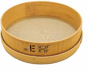 Wooden Sieve With Stainless Steel Mesh No. 30 - 12012-04 - 1