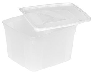 Modulus Modulus Flexible Set Of 6 Polypropylene Containers Gn 1/6 176x162x110 Mm With Lids - 11020-03 - 1
