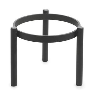 Round Matt Black Metal Riser Ø24 H18cm - 063043 - 1
