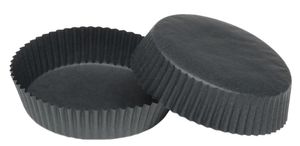 Box Of 1,000 Liners In Silicone-coated Paper No. 1207 Ø 70 H 30 Mm Black - 715956 - 1