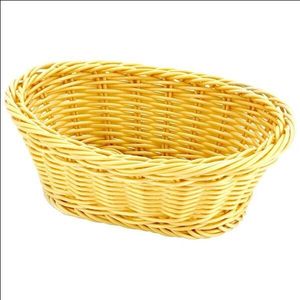 Polyrattan Basket Heavy Duty Oval 24X17X8Cm - C04006 - 1