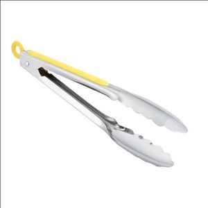 Tongs St St Yellow Handle 23Cm 9In - 98659Y - 1