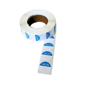 Round Day Dot Label 19Mm - Monday - DAYMON - 1