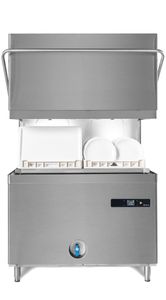 DC OD1425ACPD Optima Range 500mm Basket Passthrough Commercial Dishwasher with Break Tank, Chemical Pumps & Drain Pump, 18 Plates - OD1425ACPD - 1