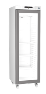 Hoshizaki Compact FG420 L-C DR G U Glass Single Door Stainless Steel Upright Display Freezer, 343 Litres - FG420 L-C DR G U - 1