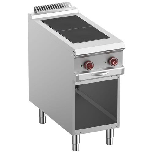 Diamond E9/2SPA4-N 2 Stove Freestanding Electric Range Cooker on Neutral Open Cupboard, 5kW - E9-2SPA4-N - 1