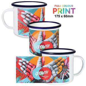 Custom Printed Enamel Mugs - 1