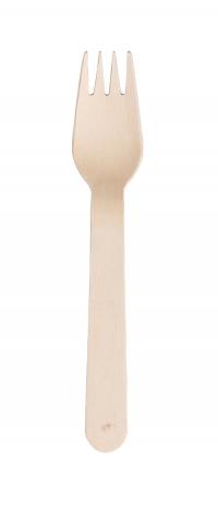 Wooden Fork Birchwood Compostable Recyclable - Case 1000 - 81402 - 1