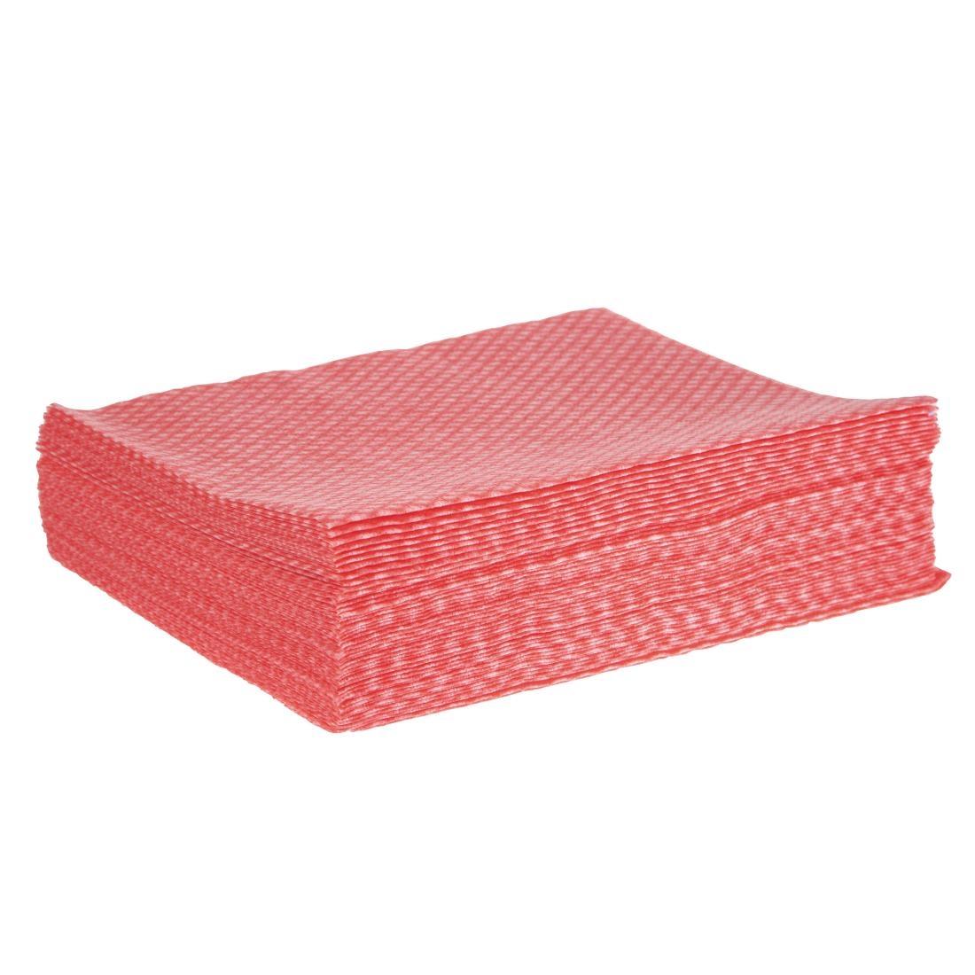 Jantex Solonet Cloths Red (Pack of 50) - CD809  - 2