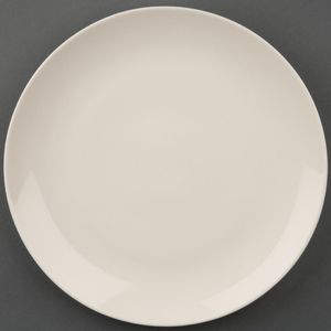 Olympia Ivory Round Coupe Plates 200mm (Pack of 12) - U133  - 1