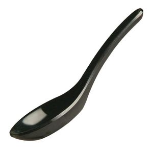 APS Hong Kong Oriental Melamine Spoon Black - GF068  - 1