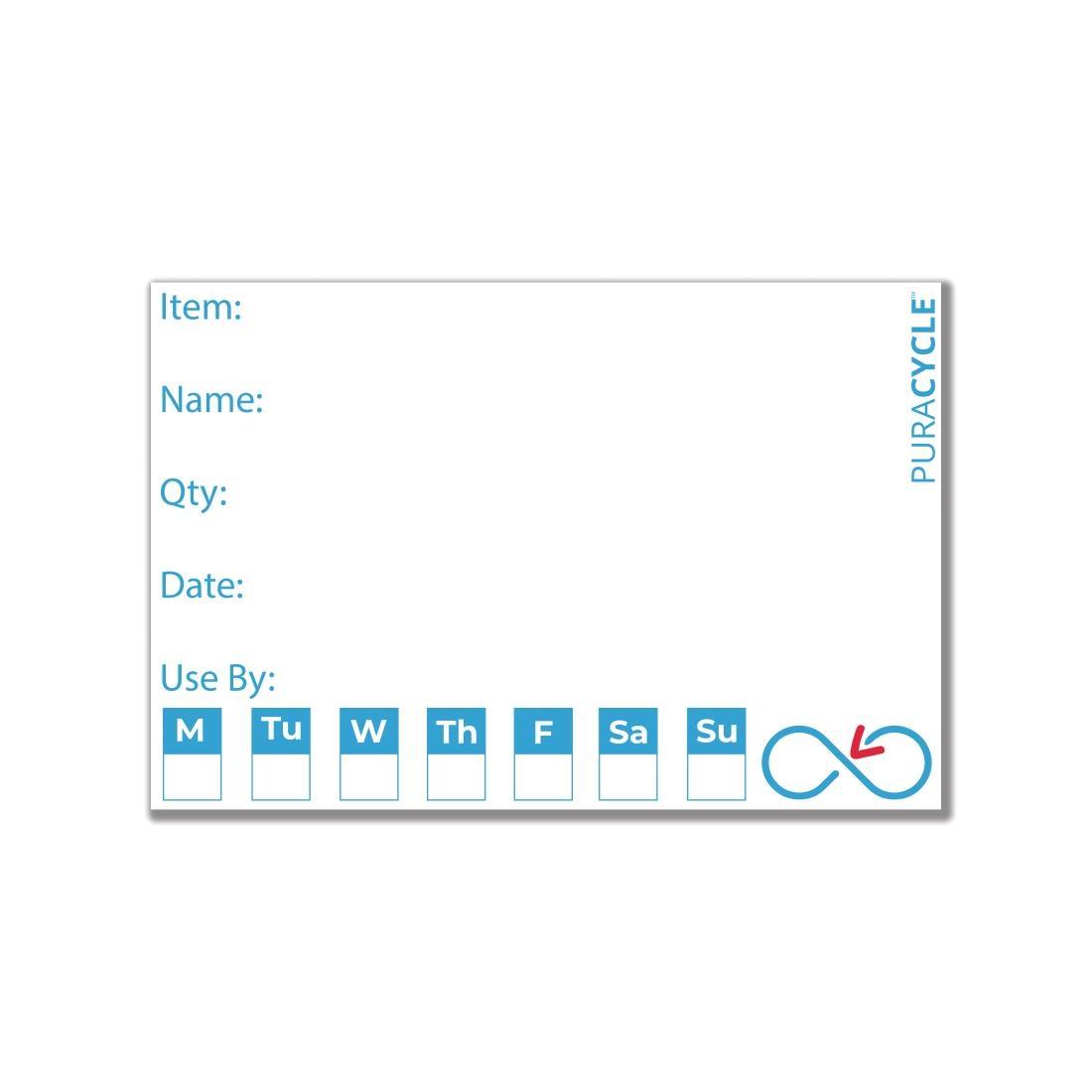 Puracycle Reusable Day Labels (Pack of 50) - FB281  - 1