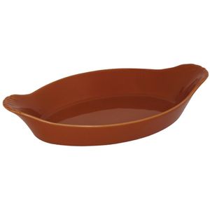Olympia Mediterranean Oval Eared Dishes Rustic 204 x 118mm (Pack of 6) - DK823  - 1