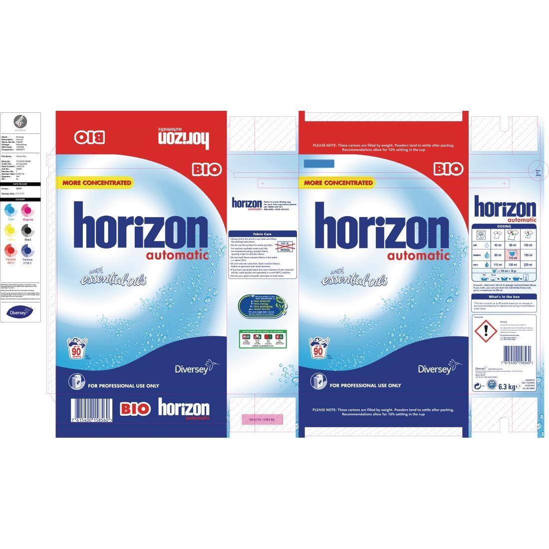 Horizon Biological Laundry Detergent Powder 6.3kg - CD756  - 2