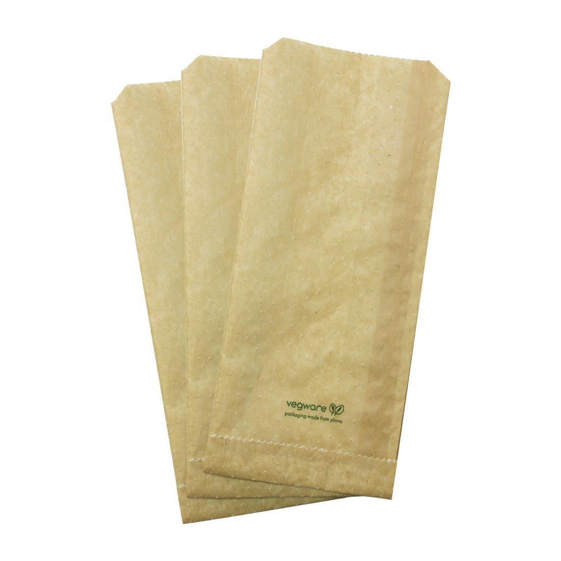 Vegware Compostable Therma Paper Hot Food Bags 292 x 127mm (Pack of 500) - FC898  - 2