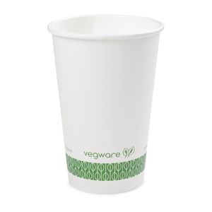 Vegware Compostable Hot Cups White 455ml / 16oz (Pack of 1000) - DW620  - 1