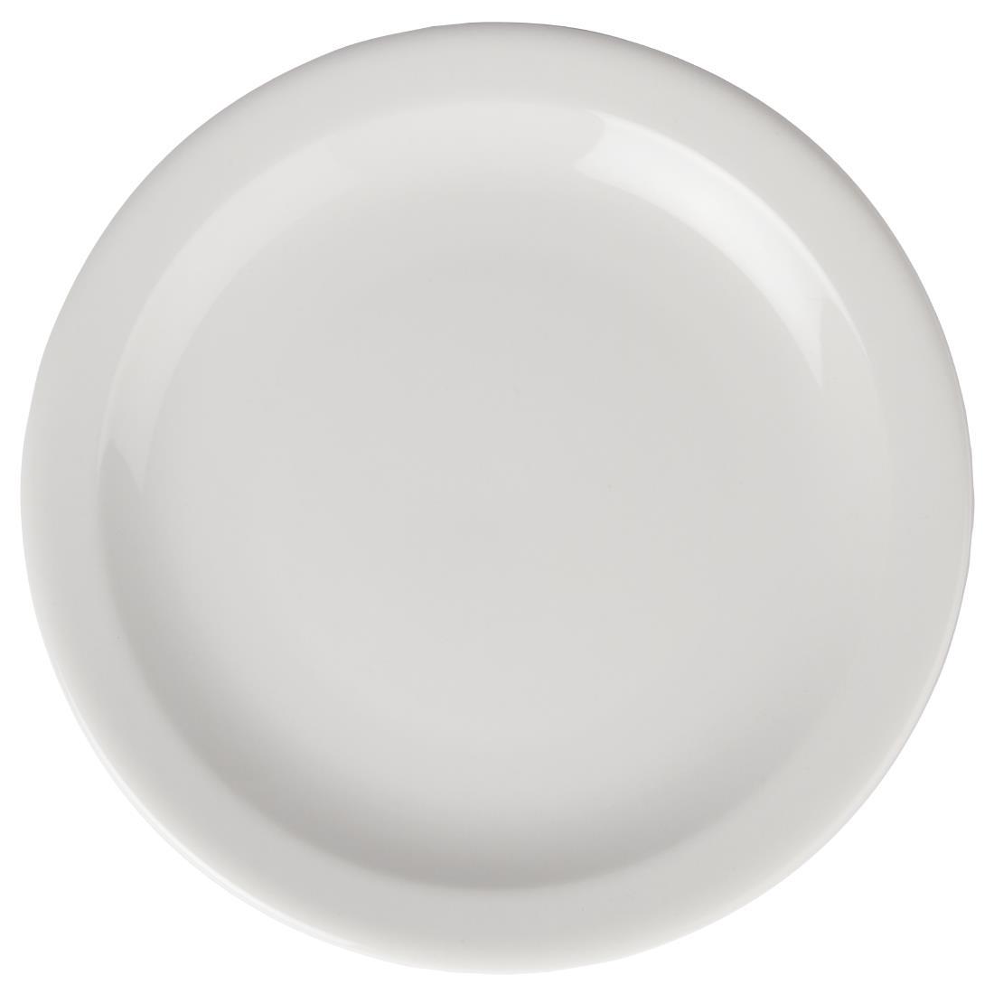 Olympia Athena Narrow Rimmed Plates 205mm (Pack of 12) - CF362  - 3