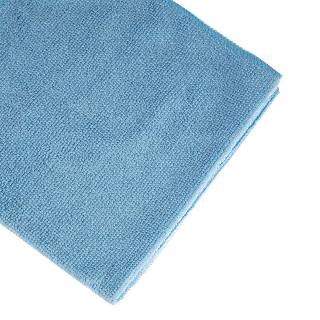 Jantex Microfibre Cloths Blue (Pack of 5) - DN839  - 3