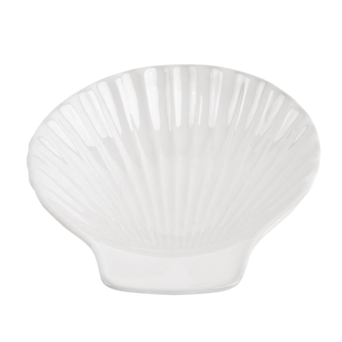 Olympia Scallop Shell Dishes 130mm (Pack of 6) - W420  - 3