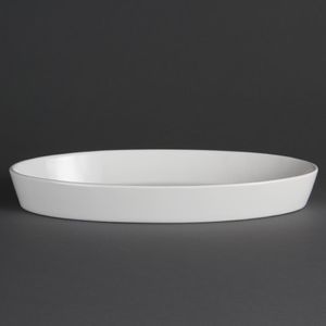 Olympia Whiteware Oval Sole Dishes 330x 180mm (Pack of 6) - W422  - 1