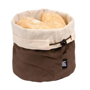 APS Brown and Beige Bread Basket - GH392  - 1
