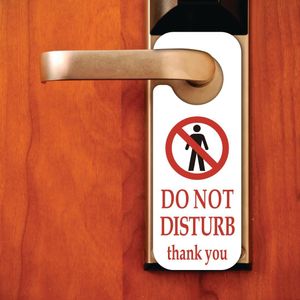 Do Not Disturb and Please Service Room Sign (Pack of 10) - W346  - 5