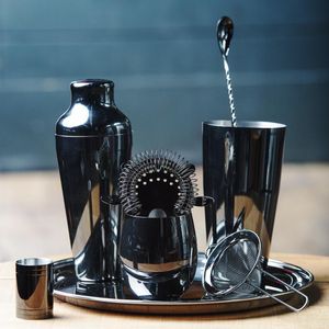 Olympia French Cocktail Shaker Gunmetal - DR628  - 4