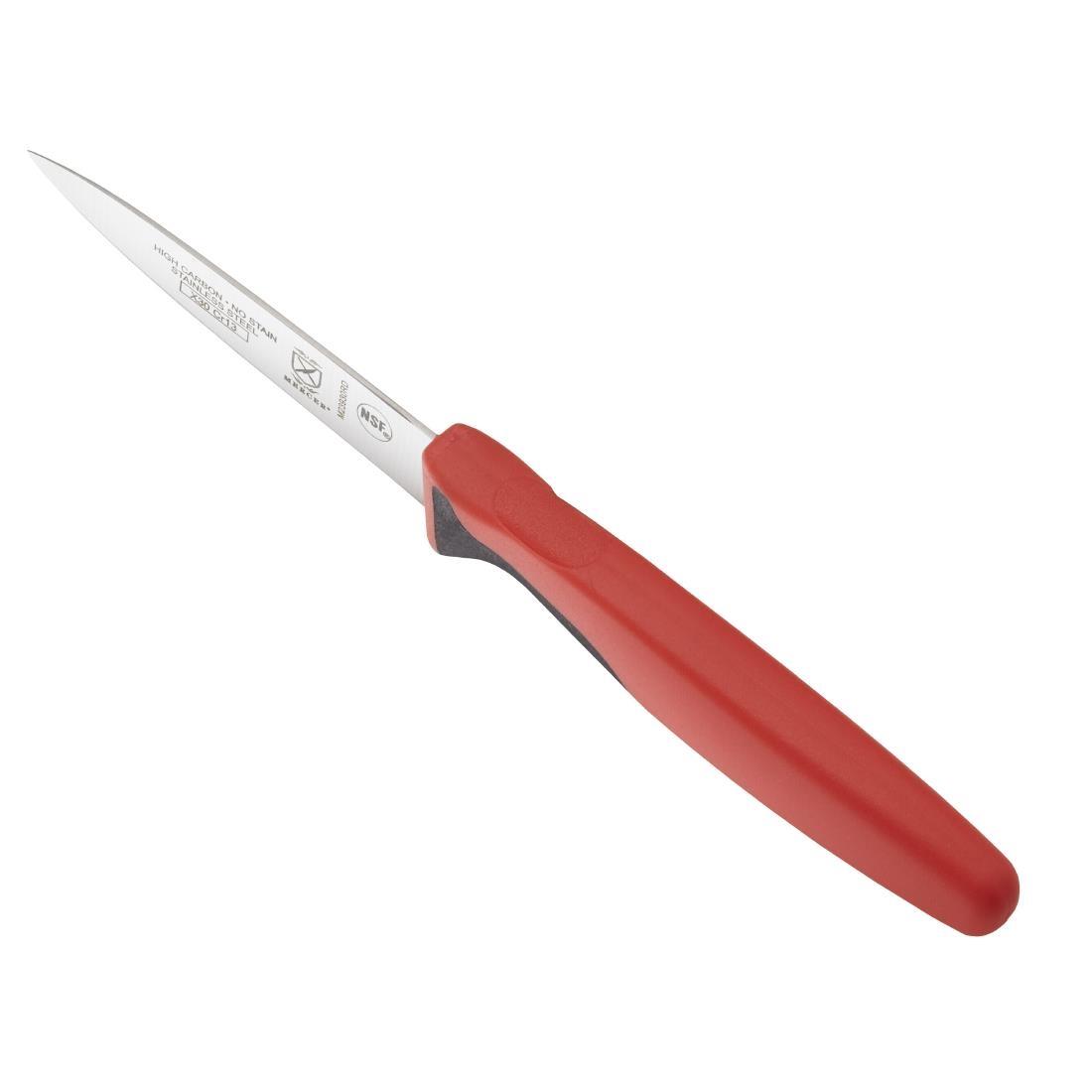 FW740 - M23930RD - Mercer Culinary Millenia Slim Paring Knife Red 7.6cm -  FW740