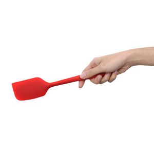 Vogue Silicone Large Spatula Red 28cm - GL351  - 2