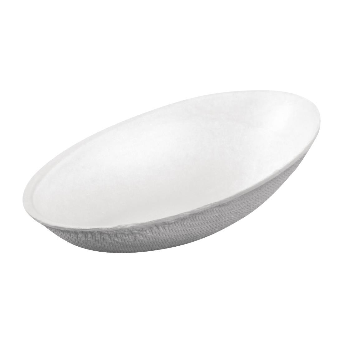 Solia Bagasse Mini Oval Serving Bowls 30ml (Pack of 50) - FC763  - 1