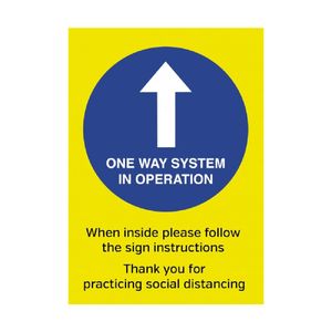 One Way System In Operation Poster A3 - FN654  - 1