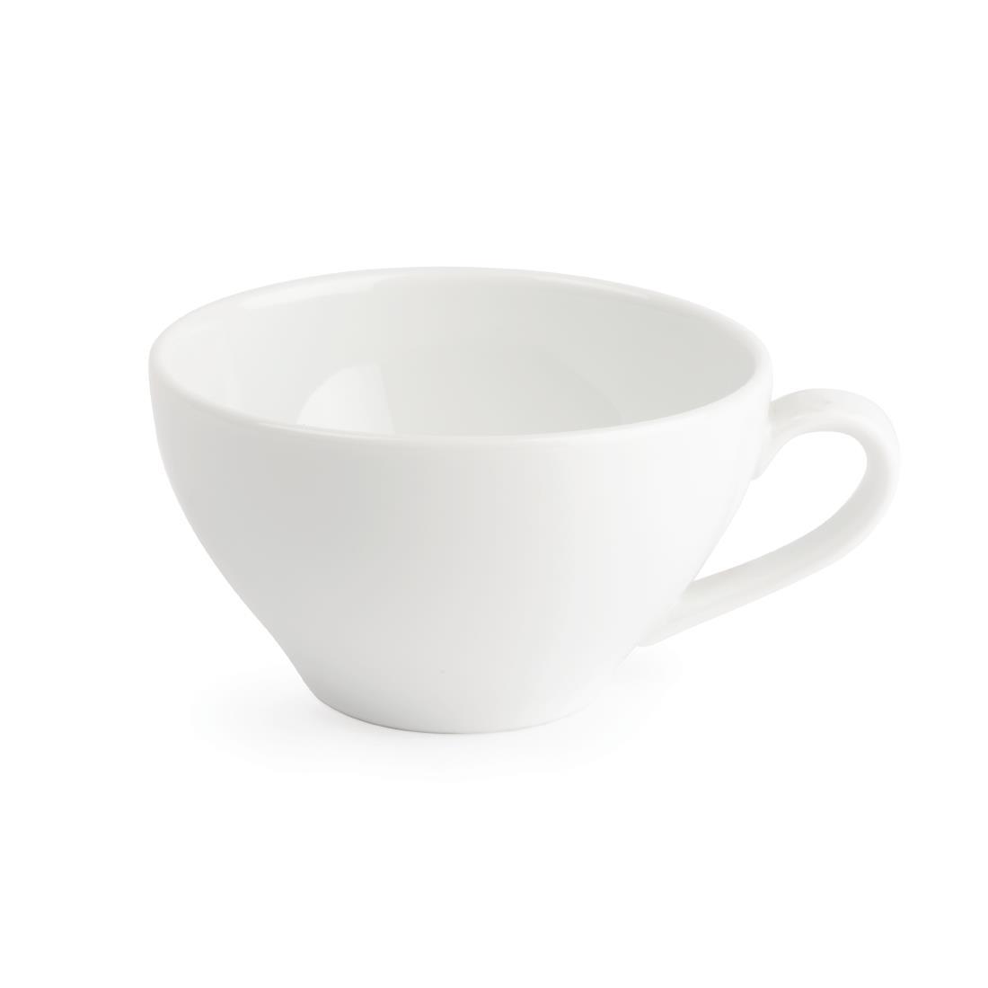 Royal Porcelain Classic White Tea Cups 230ml (Pack of 12) - CG028  - 2