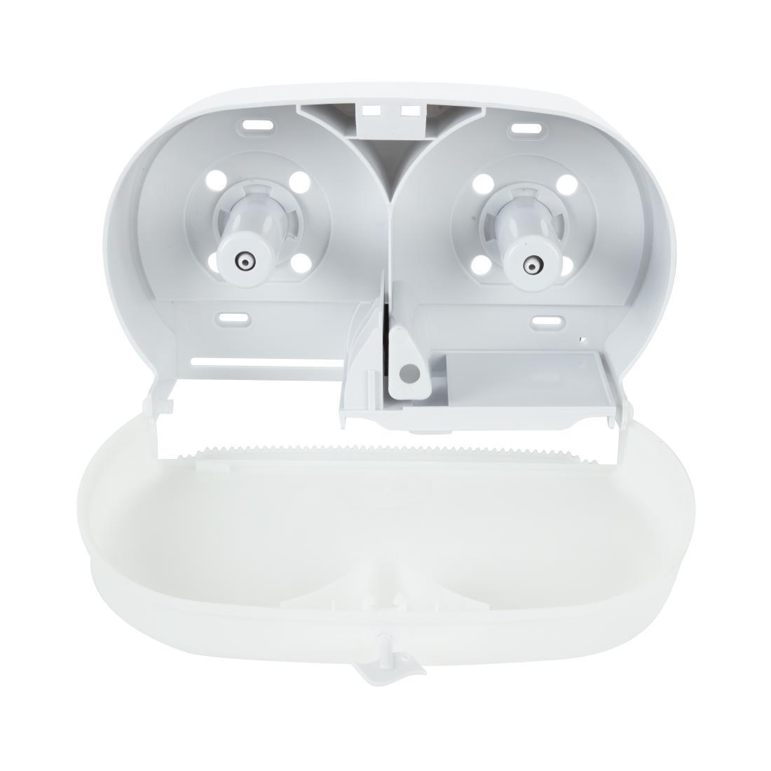 Jantex Micro Twin Toilet Roll Dispenser - GL062  - 3