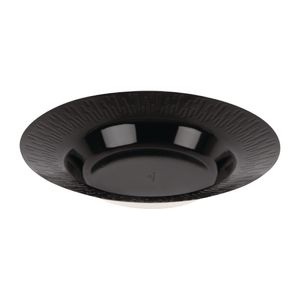 Solia Bagasse Plates Black 230mm (Pack of 50) - FC785  - 1