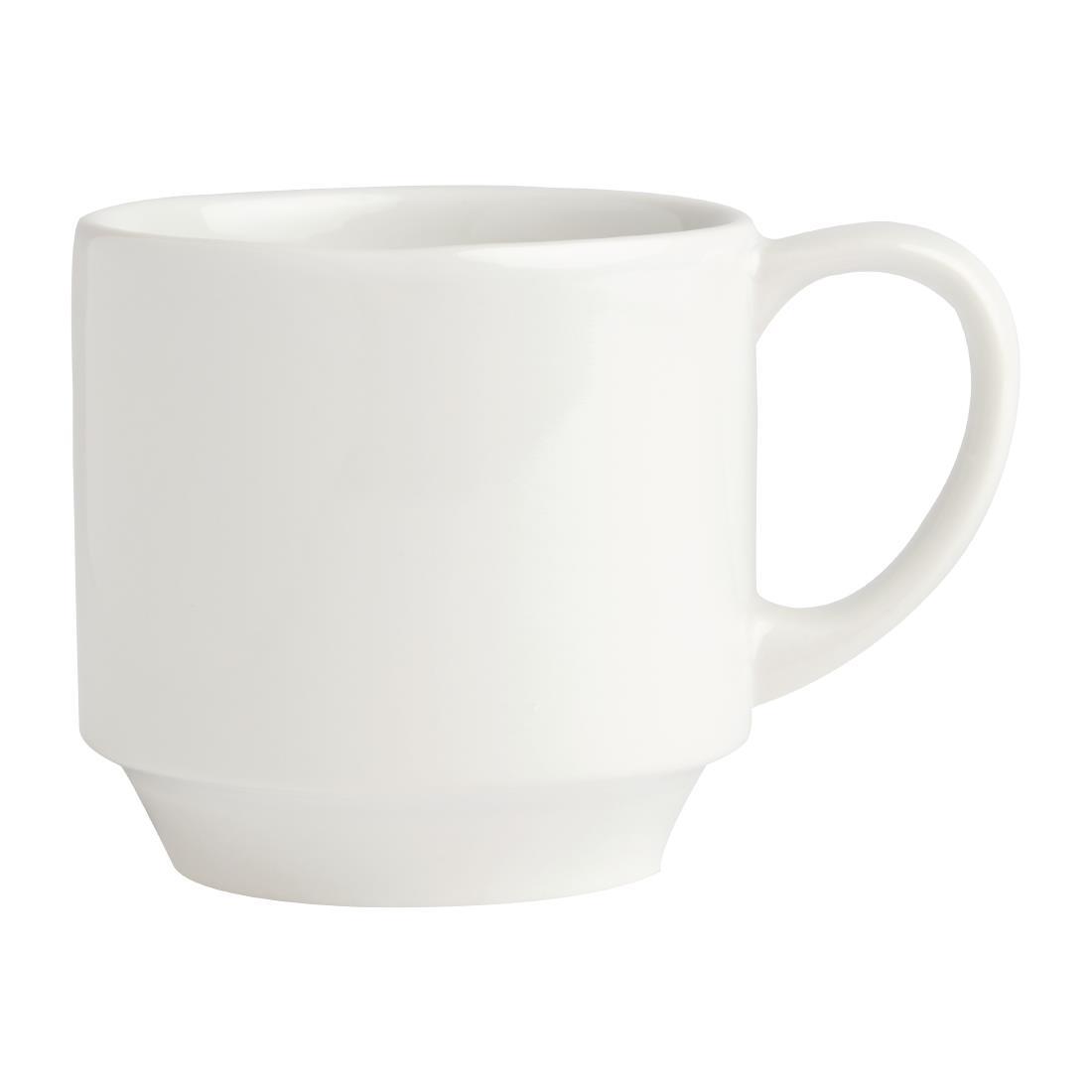 Churchill Art de Cuisine Menu Stackable Tea Cups 210ml (Pack of 6) - CE794  - 2