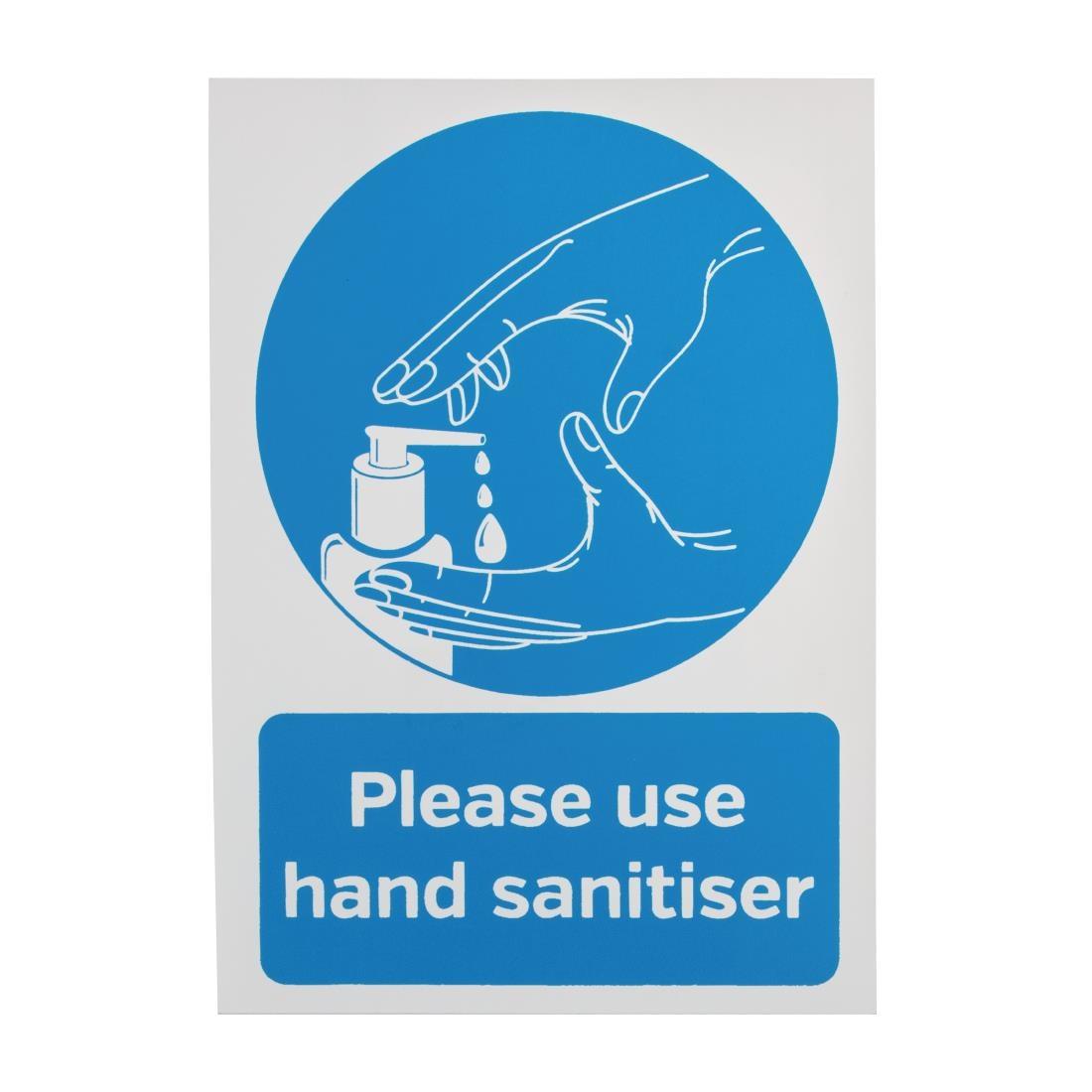 Please Use Hand Sanitiser Sign A5 Self-Adhesive - FN842  - 5