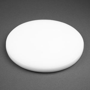 Hygiplas Round Chopping Board White 360mm - CP519  - 1