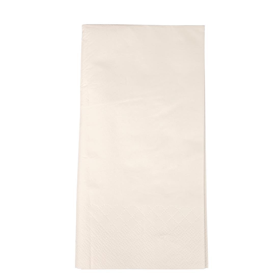 Fiesta Recyclable Dinner Napkin White 40x40cm 2ply 1/8 Fold (Pack of 250) - CM565  - 2