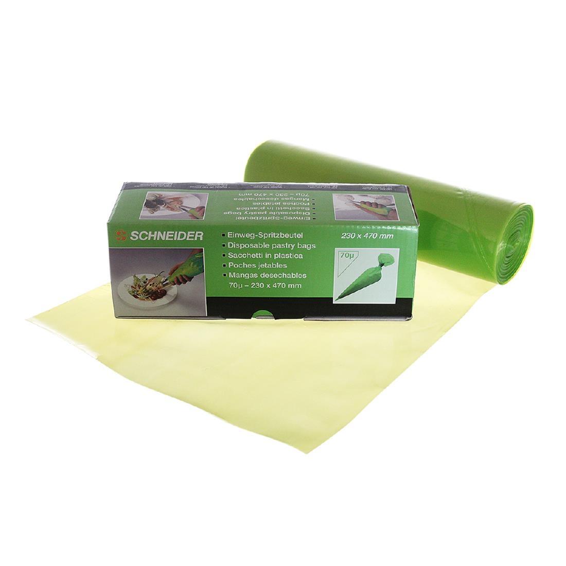 Schneider Green Disposable Piping Bags 47cm (Pack of 100) - GT123  - 3