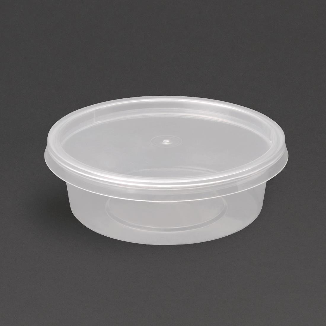 Fiesta Recyclable Microwavable Deli Pot Lids (Pack of 100) - CS158  - 3