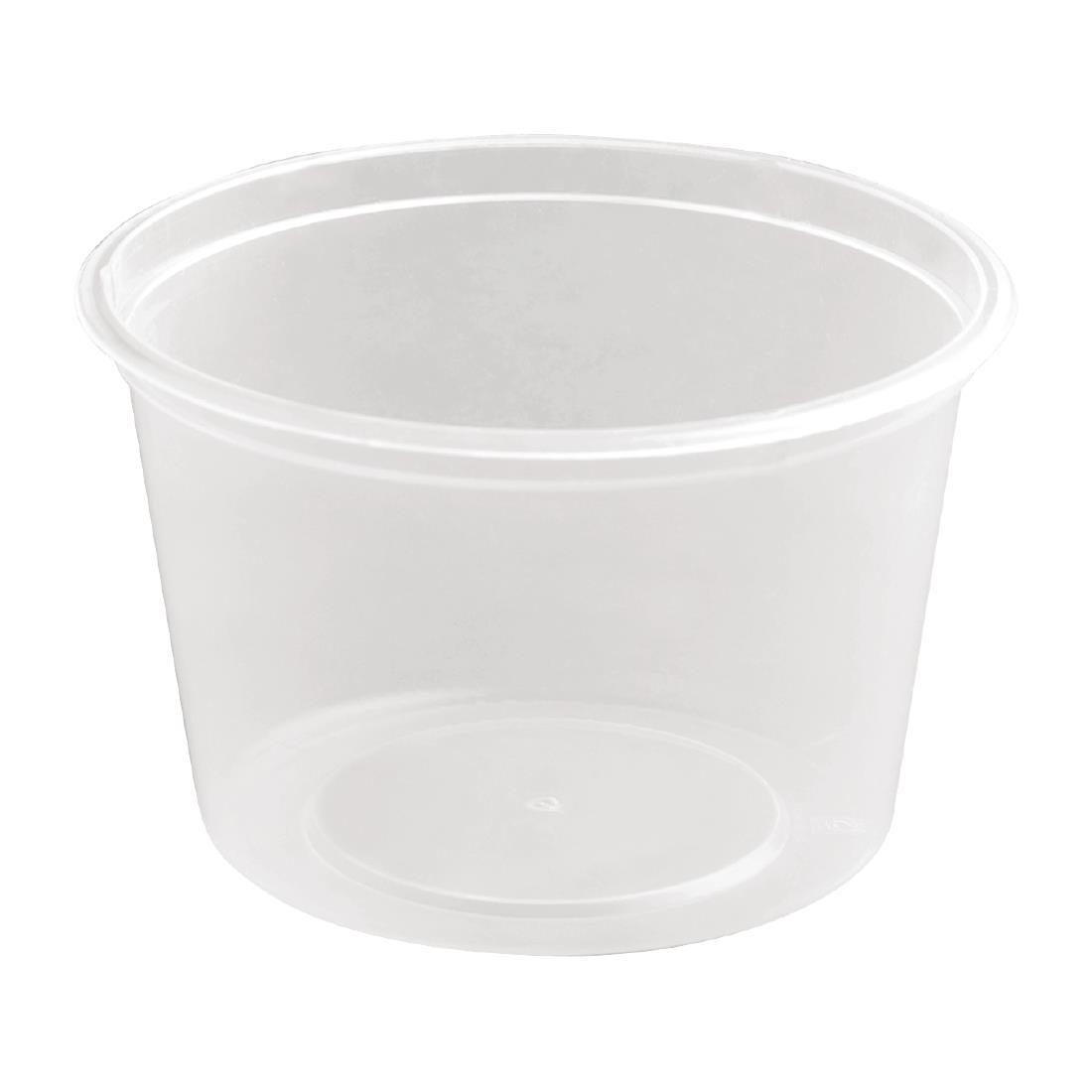 Fiesta Recyclable Plastic Microwavable Deli Pots 100ml / 3.5oz (Pack of 100) - CT286  - 2