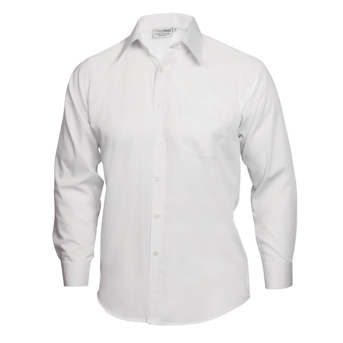 Chef Works Unisex Long Sleeve Shirt White L - A730-L  - 2