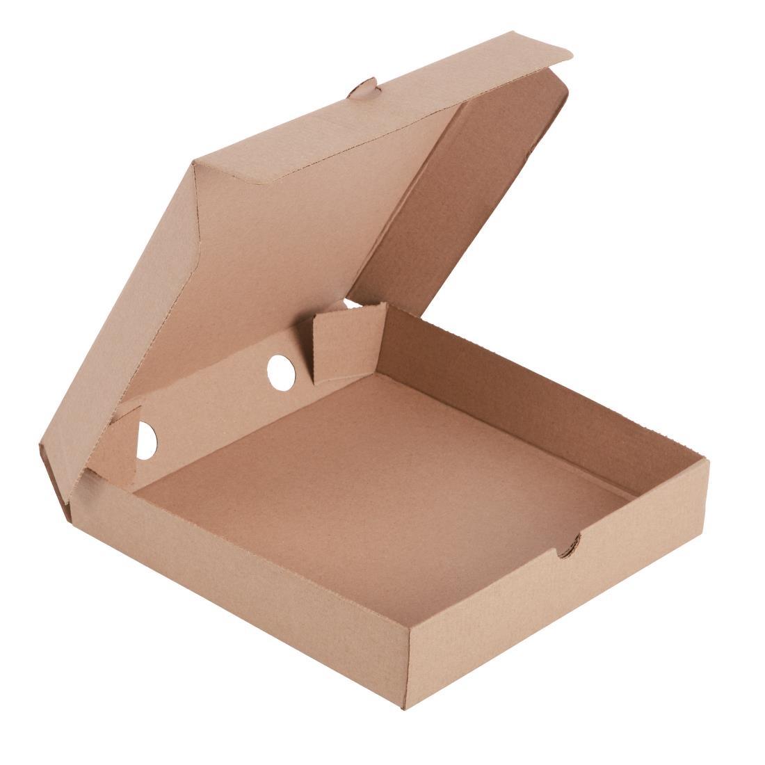 Fiesta Compostable Plain Pizza Boxes 9" (Pack of 100) - DC723  - 2