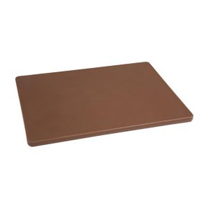 Hygiplas Low Density Brown Chopping Board Small - GH792  - 1