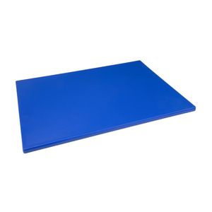 Hygiplas Extra Thick Low Density Blue Chopping Board Large - HC872  - 1