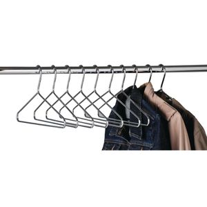 Chrome Plated Steel Hangers (Pack of 50) - DP917  - 3