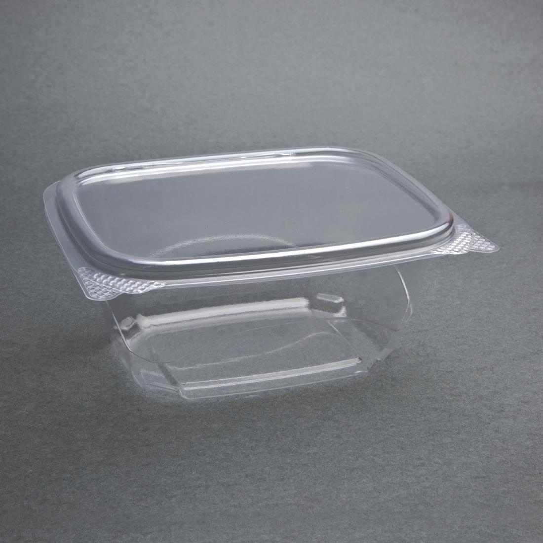 Fiesta Green Compostable PLA Hinged-Lid Deli Containers 454ml / 16oz (Pack of 200) - FA552  - 2