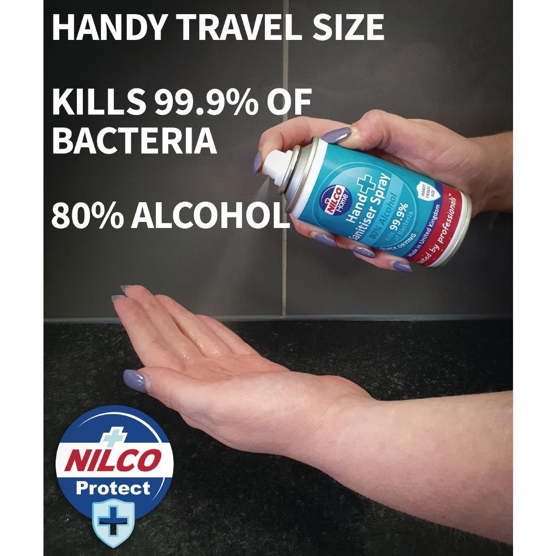 Nilco Antibacterial Hand Sanitiser Aerosol 150ml - FN967  - 3