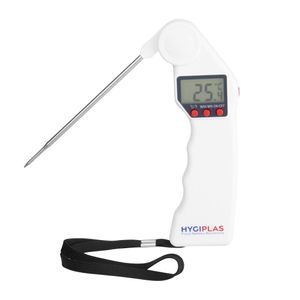 Hygiplas Easytemp Colour Coded White Thermometer - J242  - 1